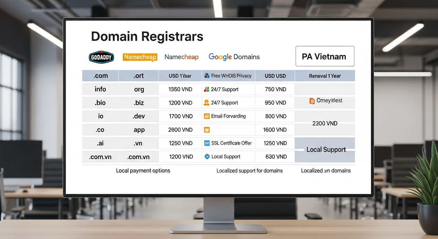 Bảng Giá Gia Hạn Tên Miền Hàng Năm 2024: Tiết Kiệm Tối Đa!