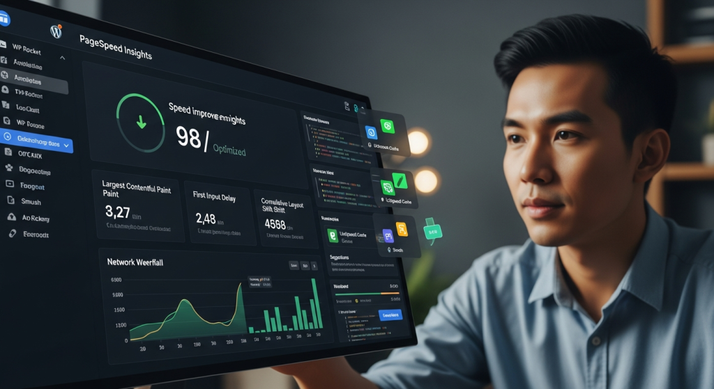Bạn muốn website WordPress của mình đạt điểm PageSpeed Insights 90+? Khám phá các chiến lược tối ưu hình ảnh, cache, mã nguồn và hosting hiệu quả để tăng tốc độ. Tìm hiểu ngay!