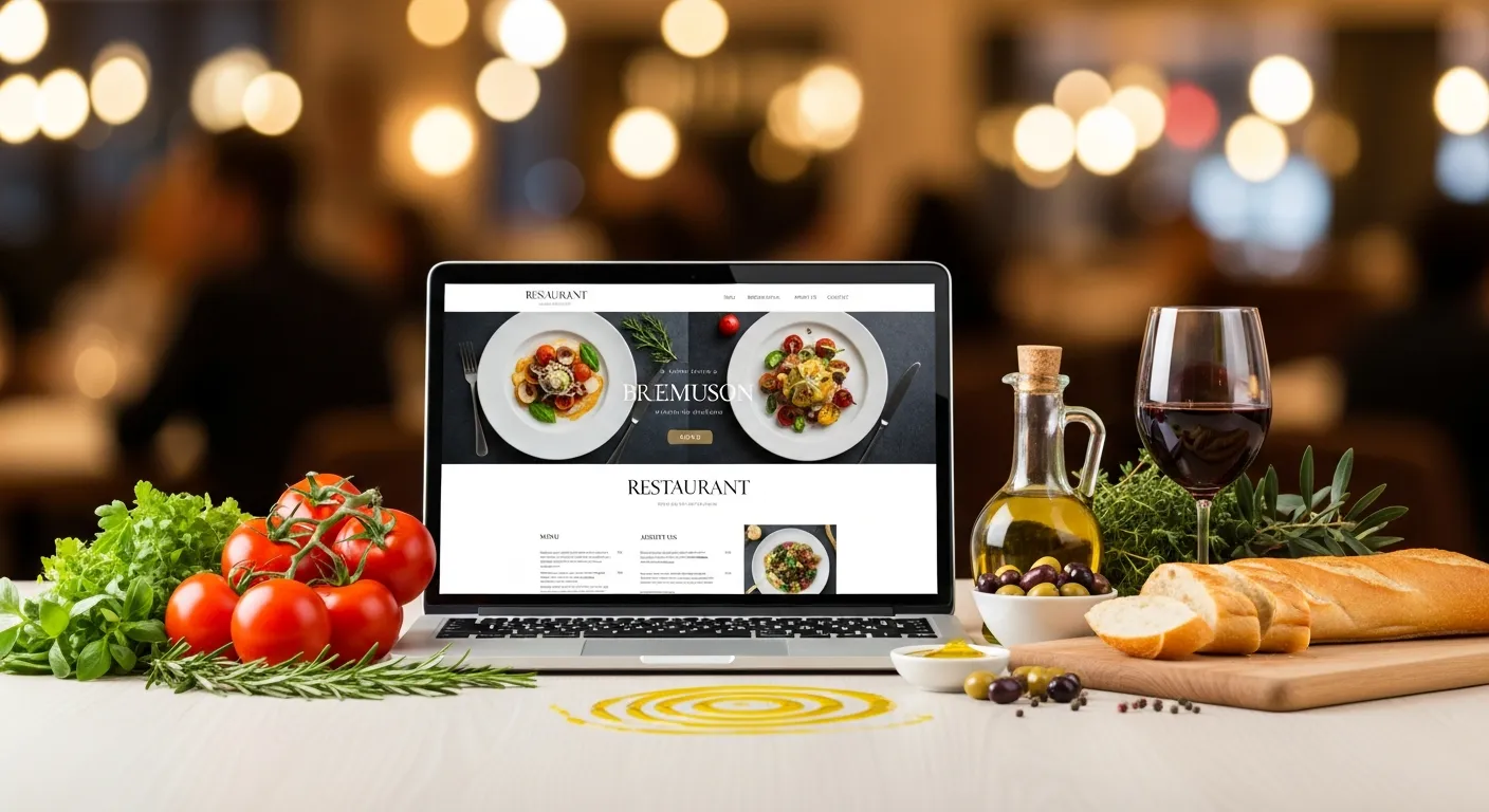 thiết kế website nhà hàng