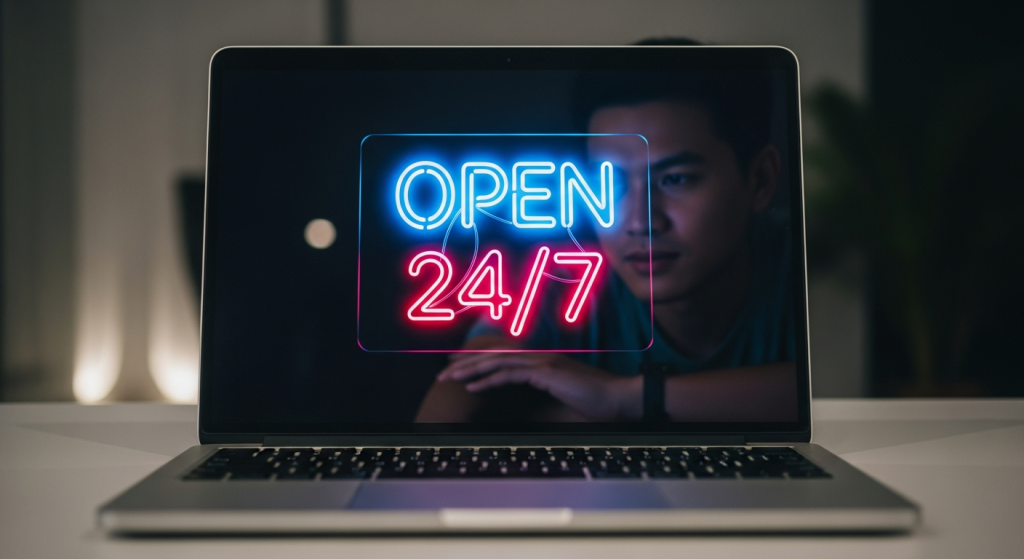 Website của bạn đang 'ngủ' sau giờ làm? Khám phá 5 chiến lược đã được kiểm chứng giúp tiếp cận khách hàng tiềm năng 24/7 trên internet, biến website thành cỗ máy bán hàng không ngừng nghỉ. Đọc ngay!