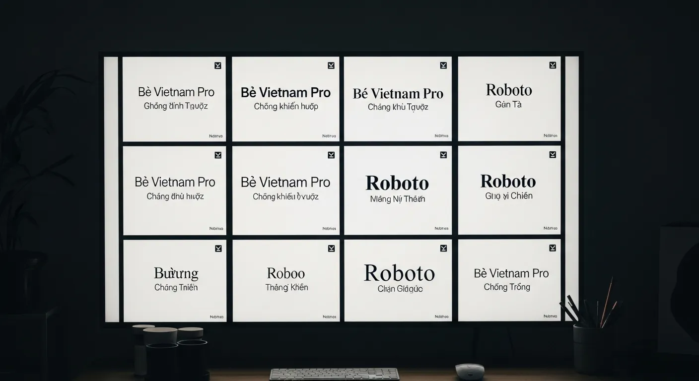 15+ Font Chữ Đẹp Cho Website & Bí Quyết Chọn Font 2026