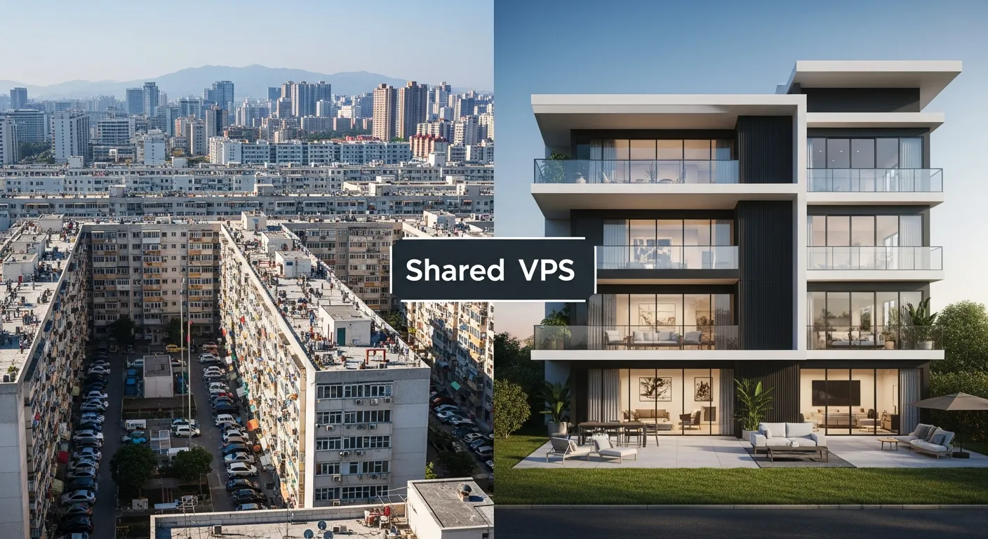 shared hosting vs VPS nên dùng loại nào