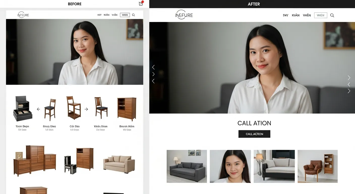 case study thực tế về tối ưu phễu bán hàng hiệu quả cho doanh nghiệp nội thất