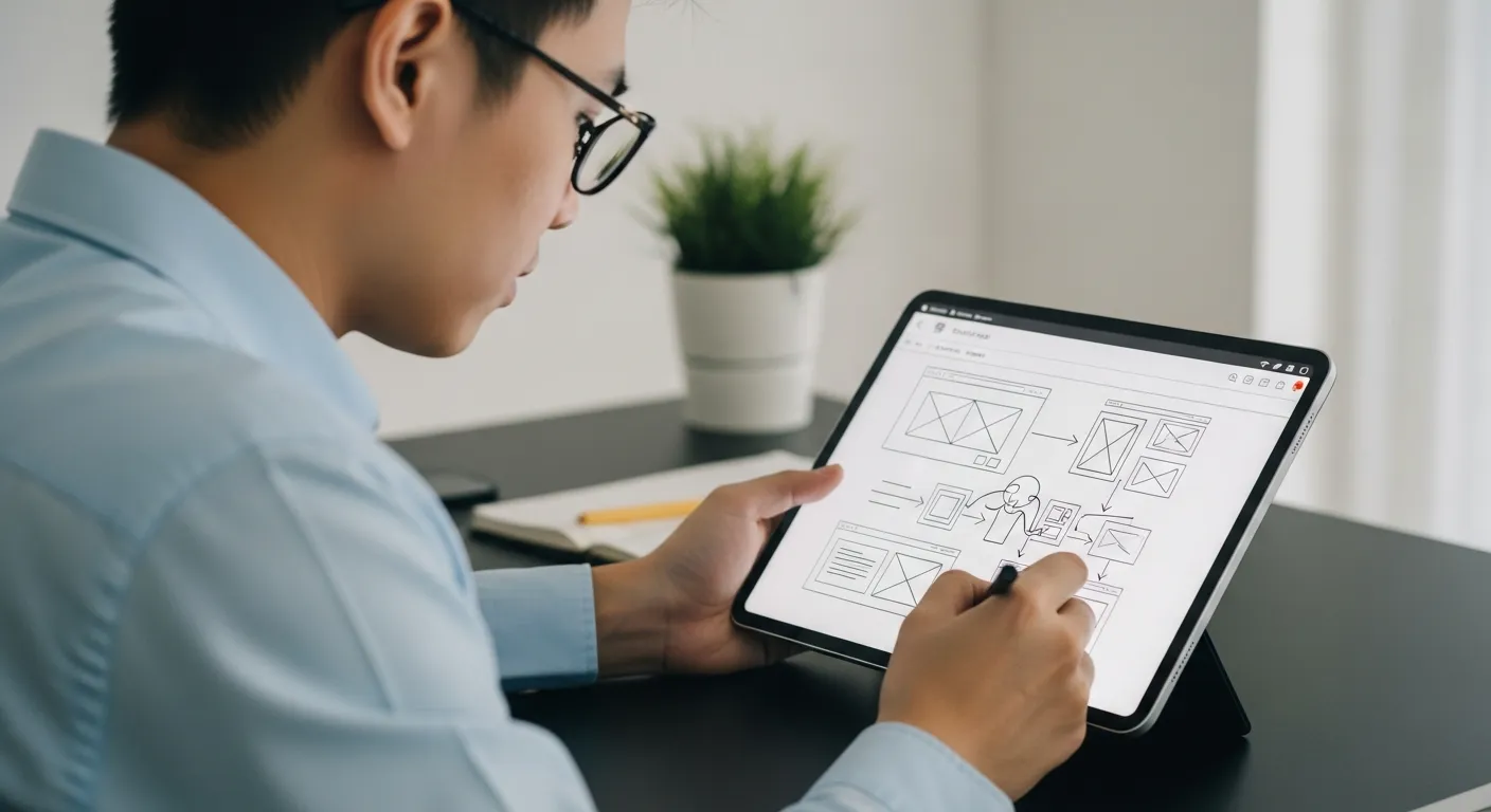 Chuyên gia lên kế hoạch thiết kế website giá rẻ nhưng hiệu quả, tập trung vào tính năng cốt lõi và trải nghiệm người dùng