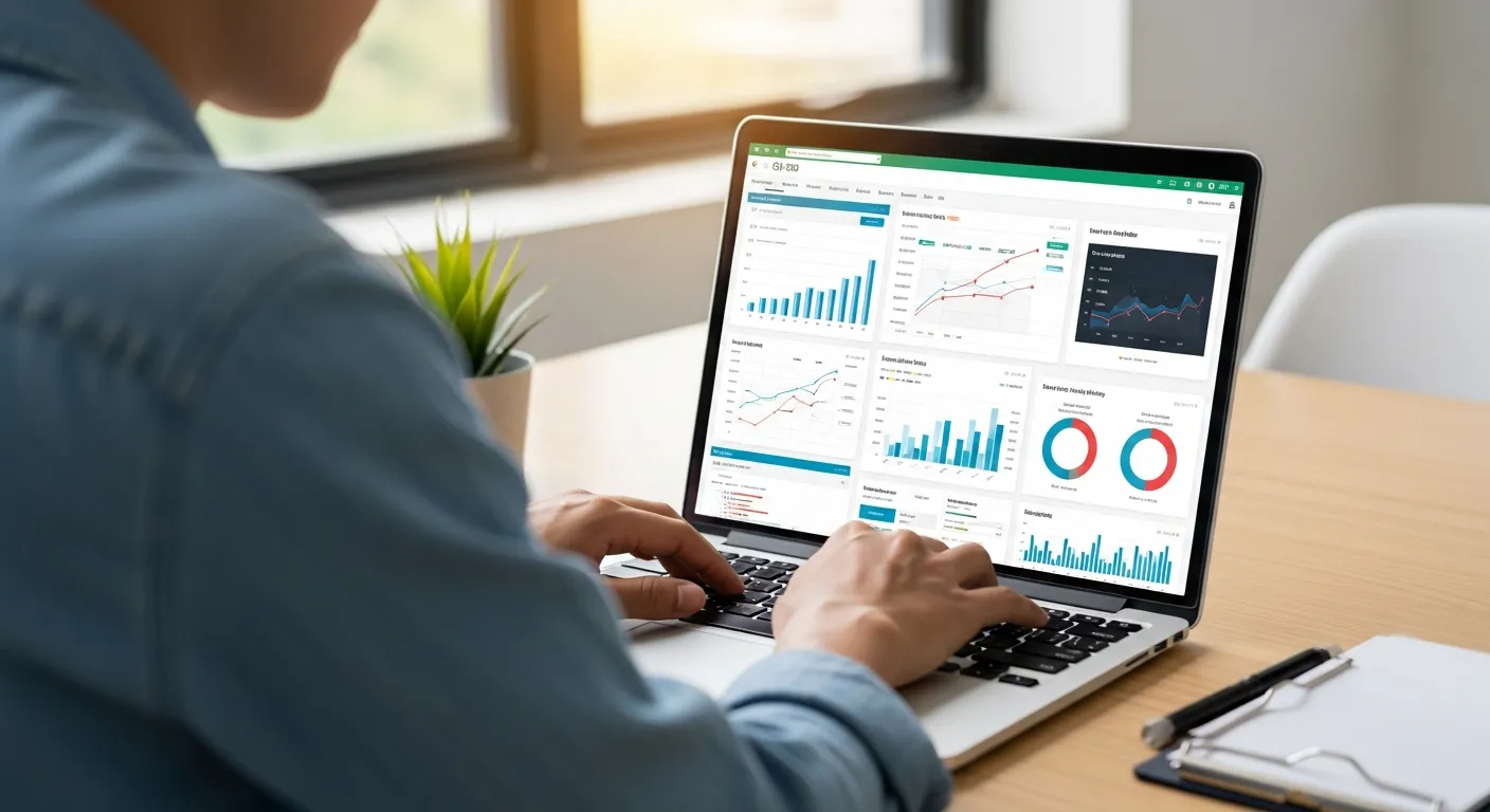 Chuyên gia SEO Việt Nam đang phân tích và xây dựng chiến lược internal link cho SEO trên dashboard