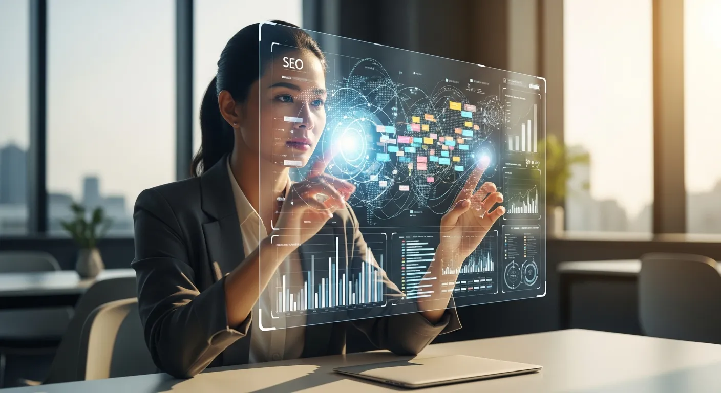 chuyên gia SEO đang thực hiện một trong những cách tăng traffic cho website miễn phí hiệu quả nhất là phân tích từ khóa