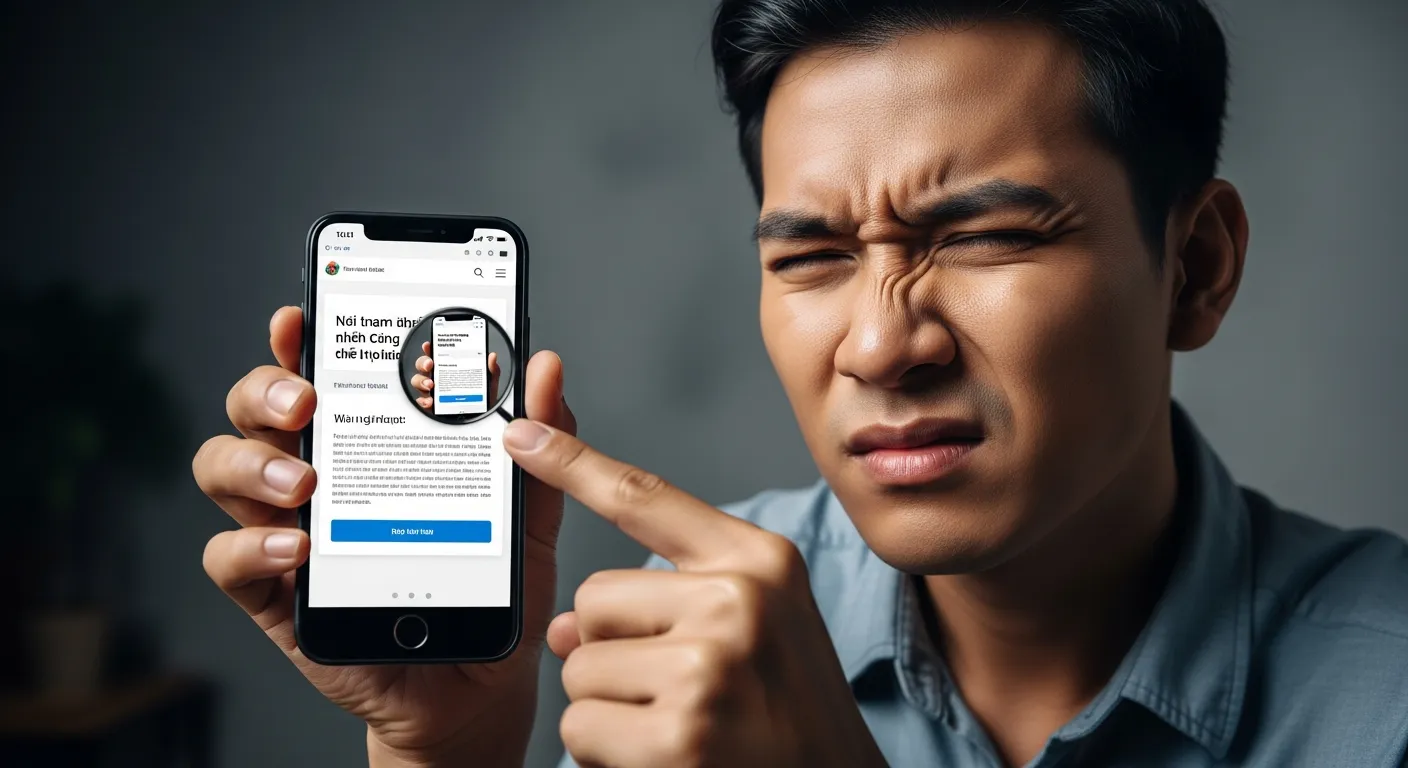 Người dùng cảm thấy khó chịu khi sử dụng một website có thiết kế responsive kém chất lượng