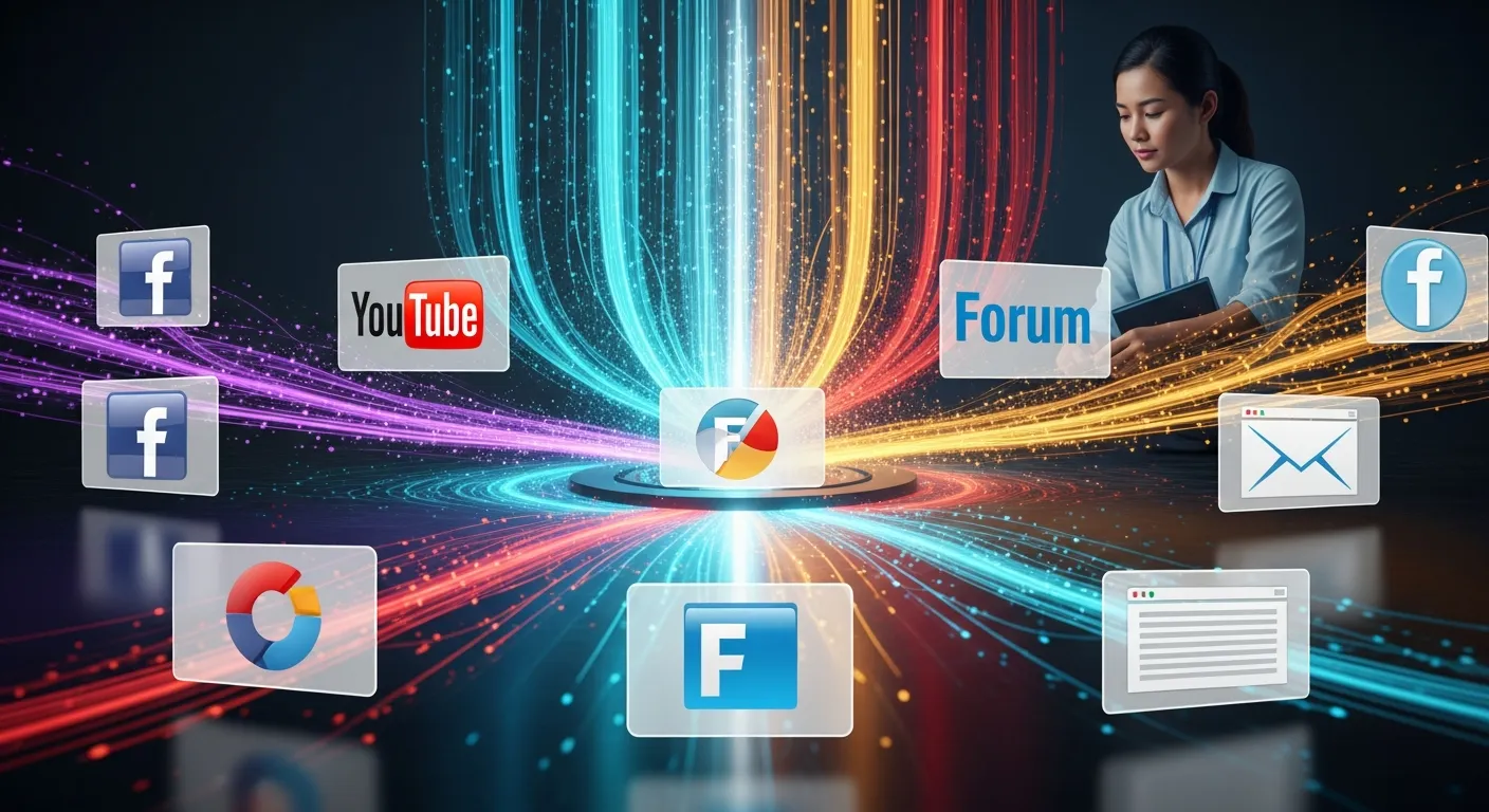 Hình ảnh SEO OffPage giúp đa dạng hóa nguồn traffic từ mạng xã hội, diễn đàn và website khác
