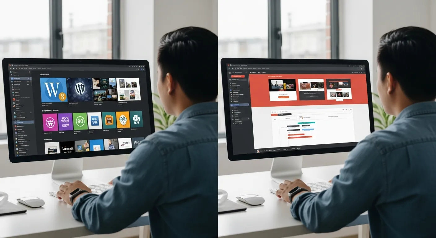 So sánh giữa việc dùng theme có sẵn, page builder và code tùy chỉnh để thay đổi giao diện website WordPress
