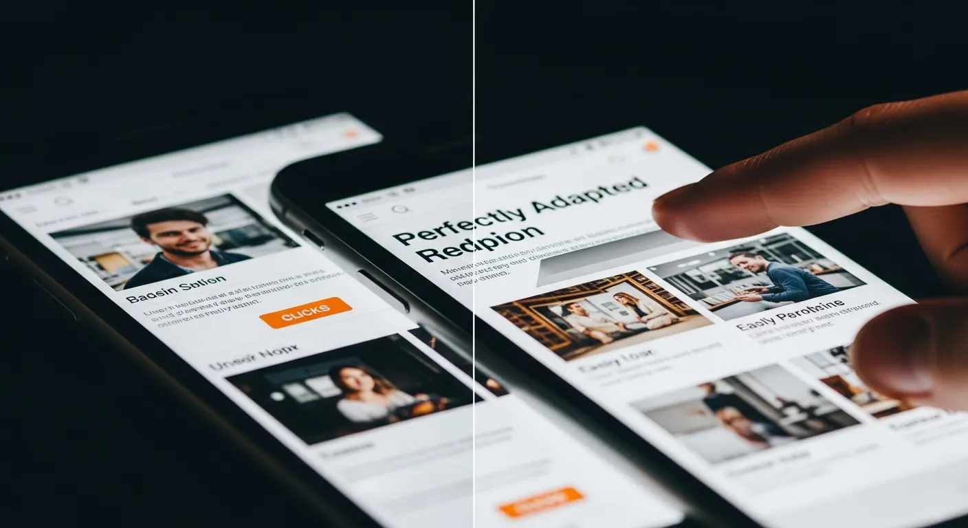 So sánh trải nghiệm người dùng giữa một website không responsive và một website được thiết kế responsive chuyên nghiệp