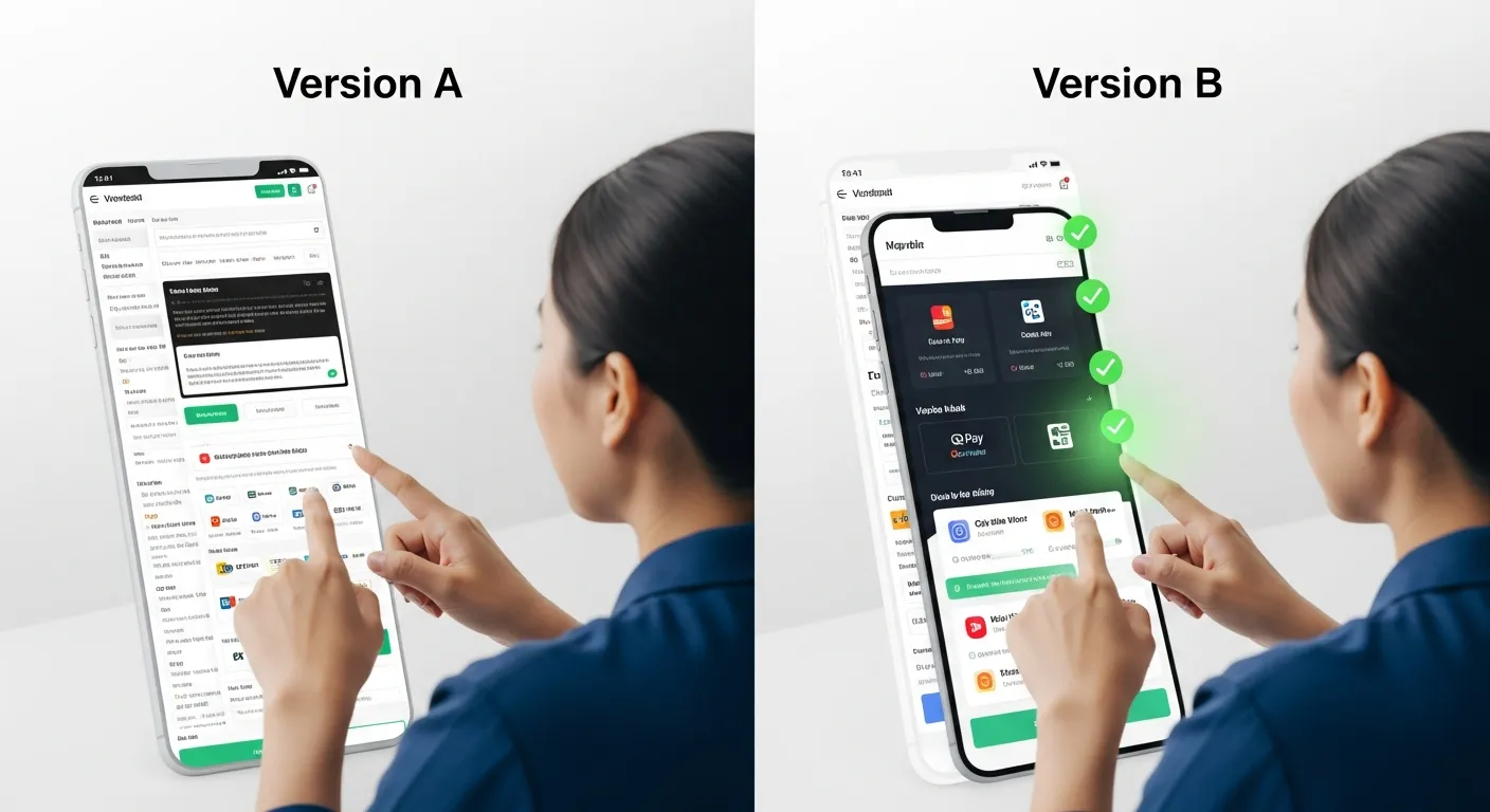 Case study dịch vụ tối ưu tỷ lệ chuyển đổi qua thử nghiệm A/B trang checkout website thương mại điện tử