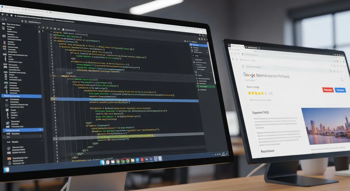 Ví dụ về việc triển khai Schema Markup và kết quả hiển thị Rich Snippets trên Google Search